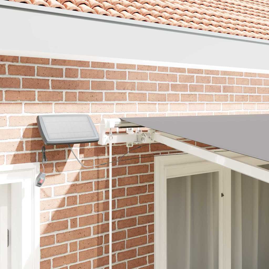 Tenda da Sole con Bianco 3 x 2,5 m Metallo - homemem39