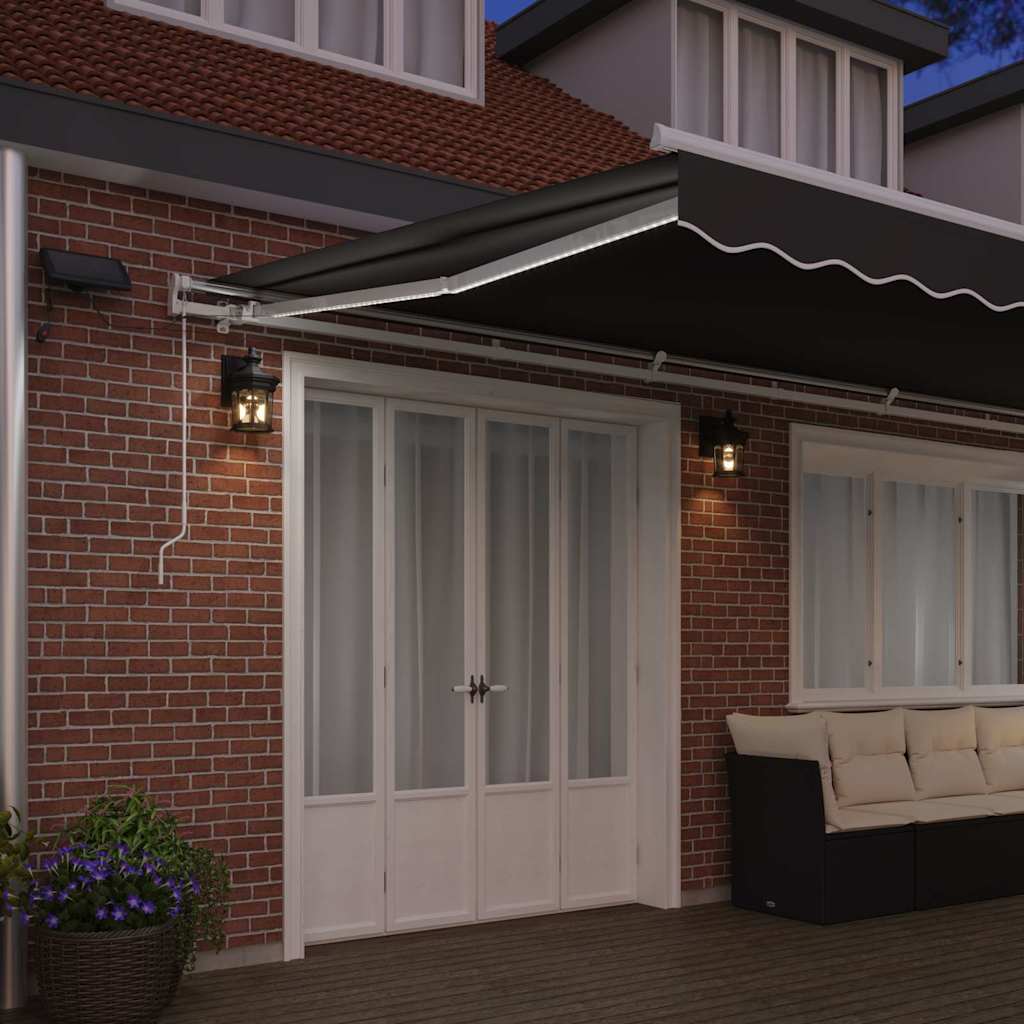 Tenda da Sole con Bianco 6 x 3 m Metallo - homemem39