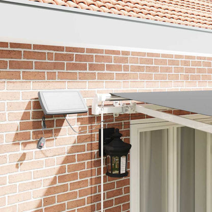 Tenda da Sole con Bianco 4,5 × 3,5 m Metallo - homemem39