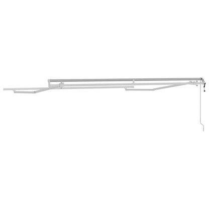 Tenda da Sole Manuale Bianco 3,5 x 2,5 m Metallo - homemem39