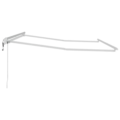 Tenda da Sole Manuale Bianco 3,5 x 2,5 m Metallo - homemem39