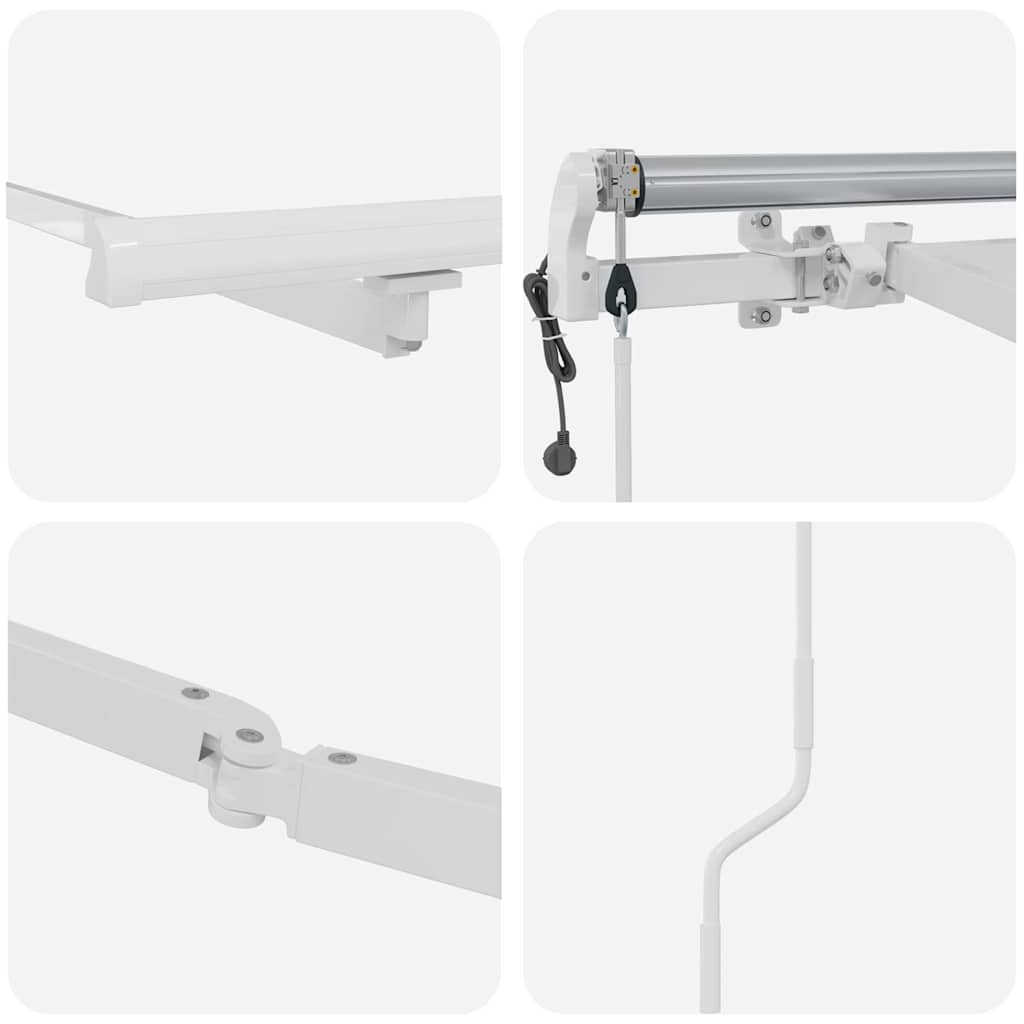 Struttura della tenda Bianco 450 × 300 cm Alluminio