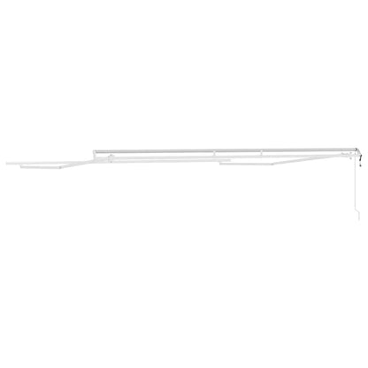 Tenda da Sole Bianco 4 × 3,5 m Metallo - homemem39