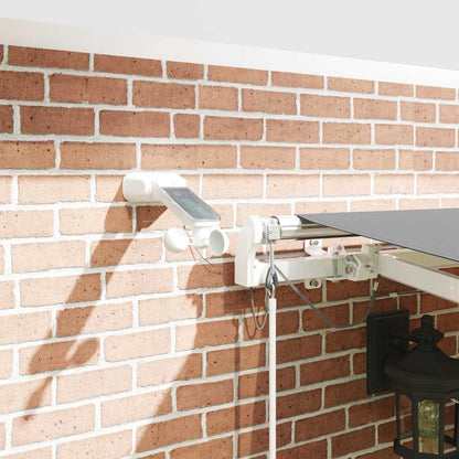 Tenda da Sole Bianco 5 x 3 m Metallo - homemem39