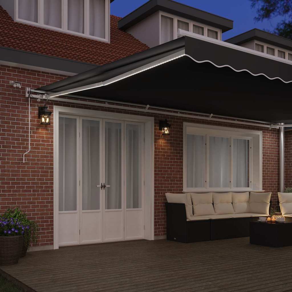 Tenda da Sole con Bianco 6 x 3 m Metallo - homemem39