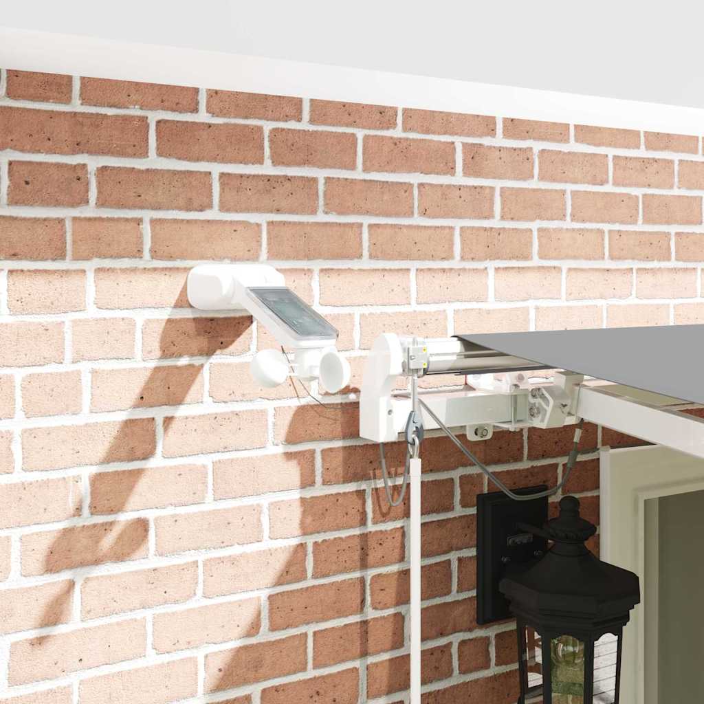 Tenda da Sole con Bianco 6 x 3 m Metallo - homemem39