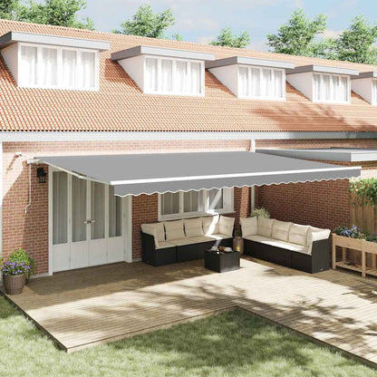 Tenda da Sole con Bianco 6 x 3 m Metallo - homemem39