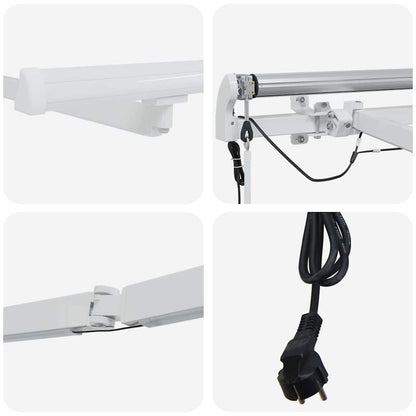 Struttura della tenda Bianco 400 × 350 cm Alluminio | homemem39