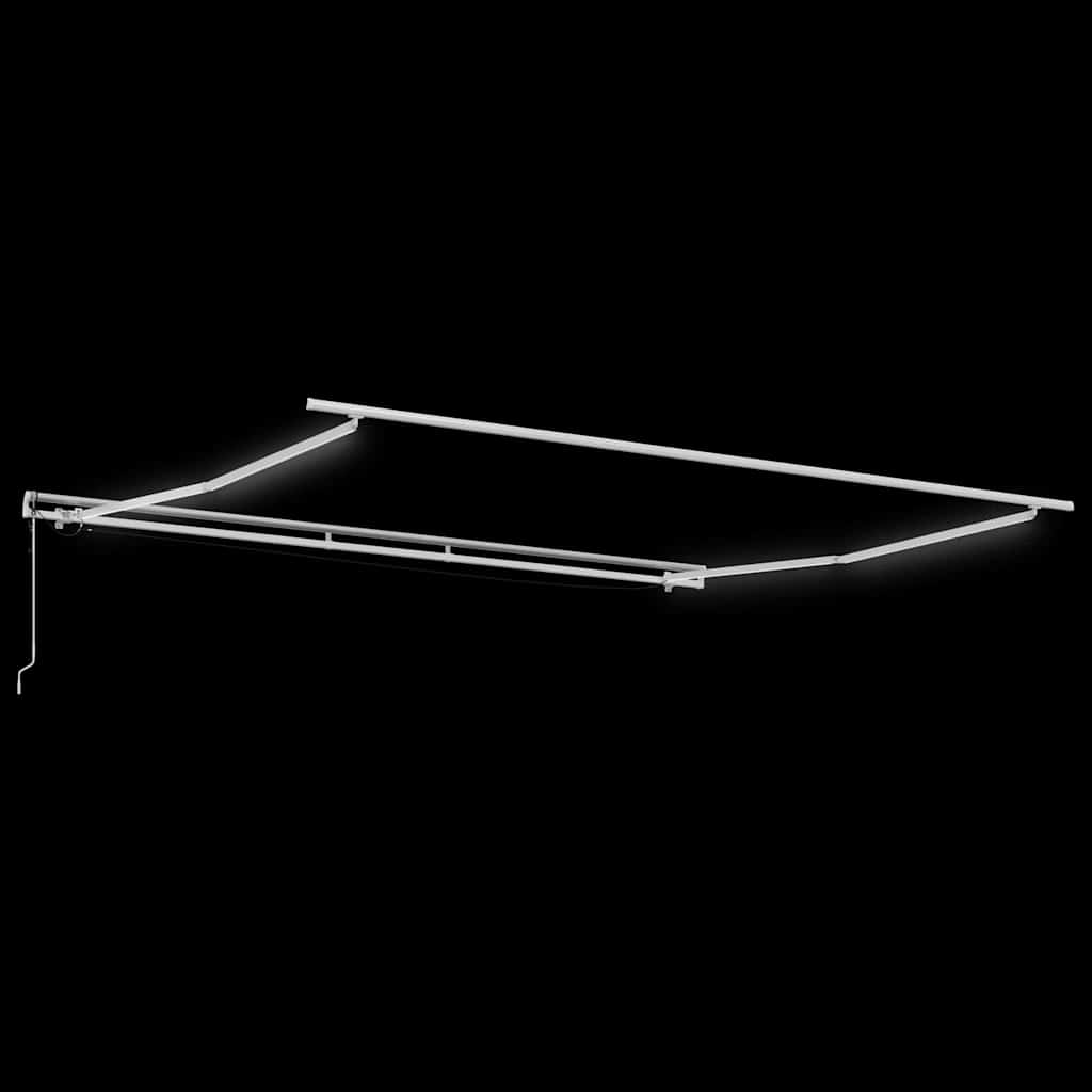 Tenda da Sole Bianco 5 × 3,5 m Metallo - homemem39
