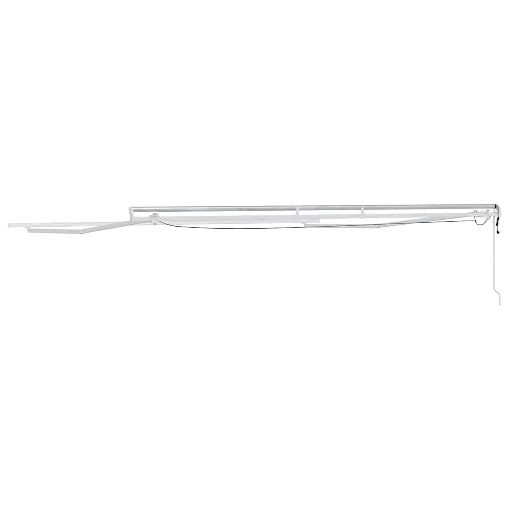 Tenda da Sole Bianco 5 × 3,5 m Metallo - homemem39