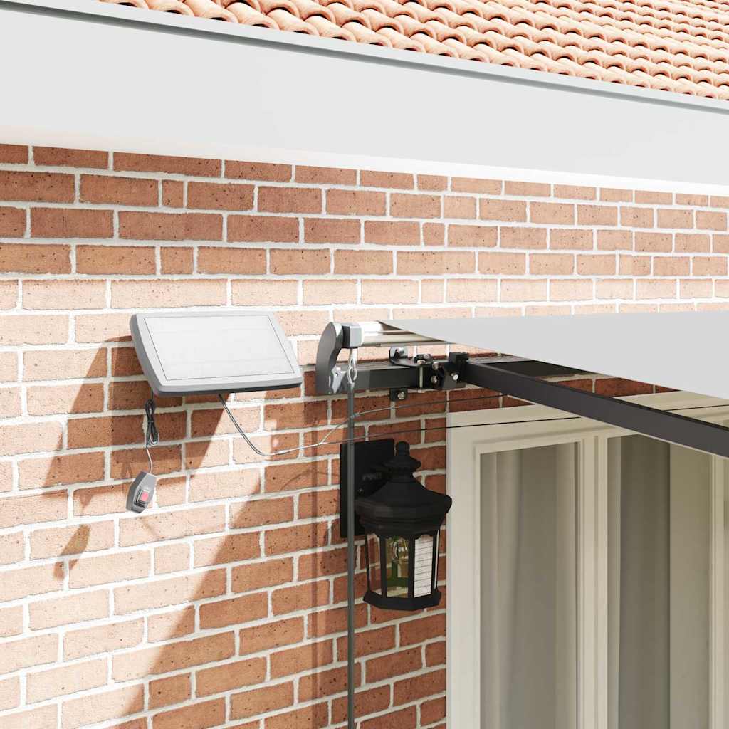 Tenda da Sole con Antracite 5 × 3,5 m Metallo - homemem39