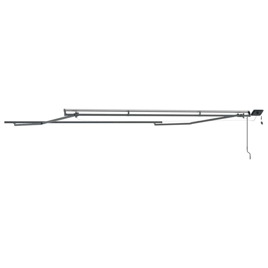 Tenda da Sole con Antracite 5 × 3,5 m Metallo - homemem39