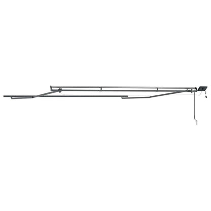 Tenda da Sole con Antracite 5 × 3,5 m Metallo - homemem39