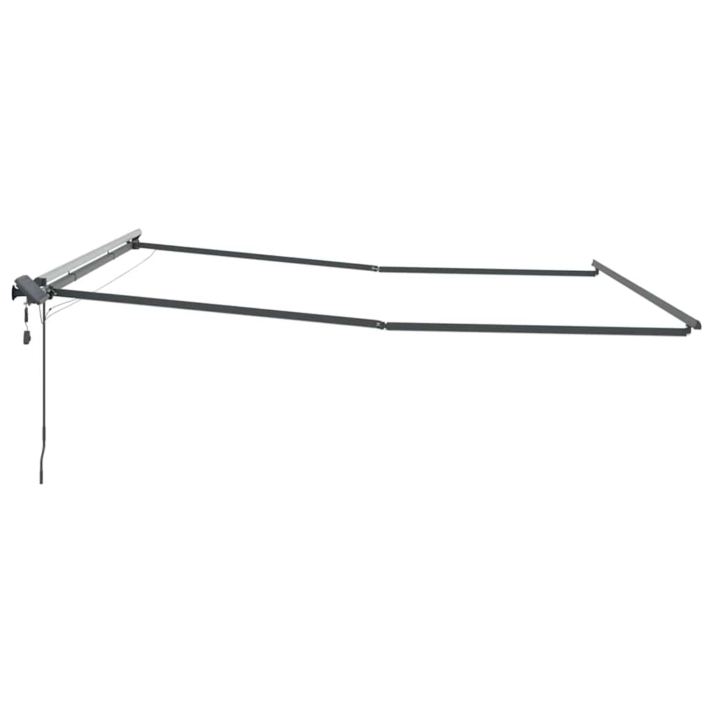 Tenda da Sole con Antracite 5 × 3,5 m Metallo - homemem39