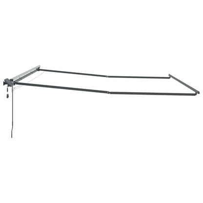 Tenda da Sole con Antracite 5 × 3,5 m Metallo - homemem39