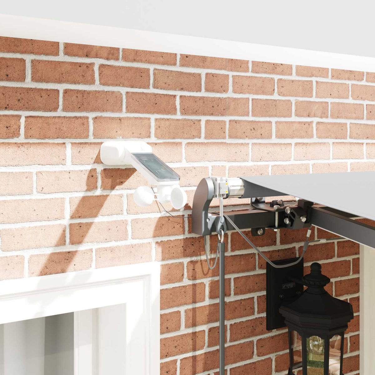 Telaio tenda da sole elettrico con LED e sensore 3,5 x 2,5 m