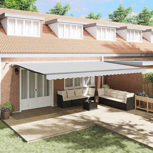 Tenda da Sole con Antracite 6 × 3,5 m Metallo - homemem39