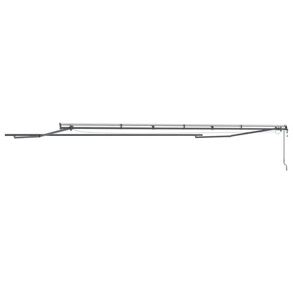 Tenda da Sole con Antracite 6 × 3,5 m Metallo - homemem39