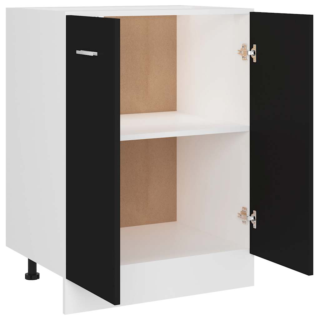 Armadio Inferiore “Lyon” Nero 60x46x81,5 cm