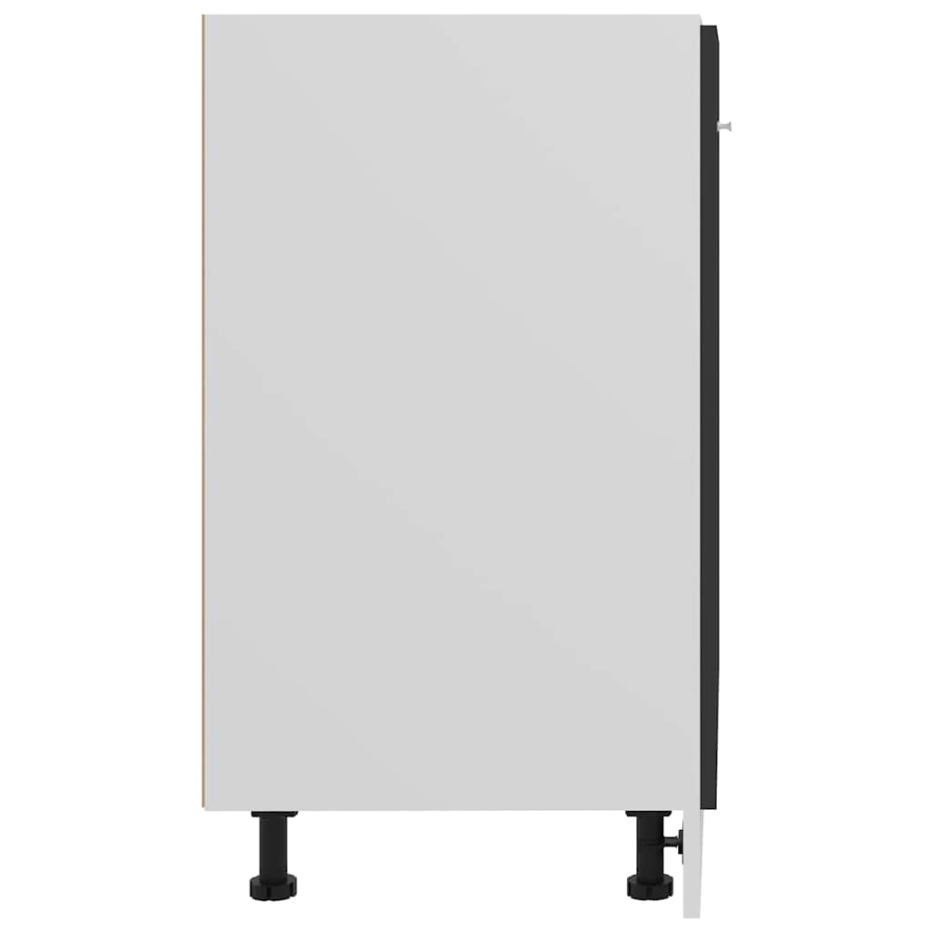 Armadio Inferiore “Lyon” Nero 60x46x81,5 cm | homemem39