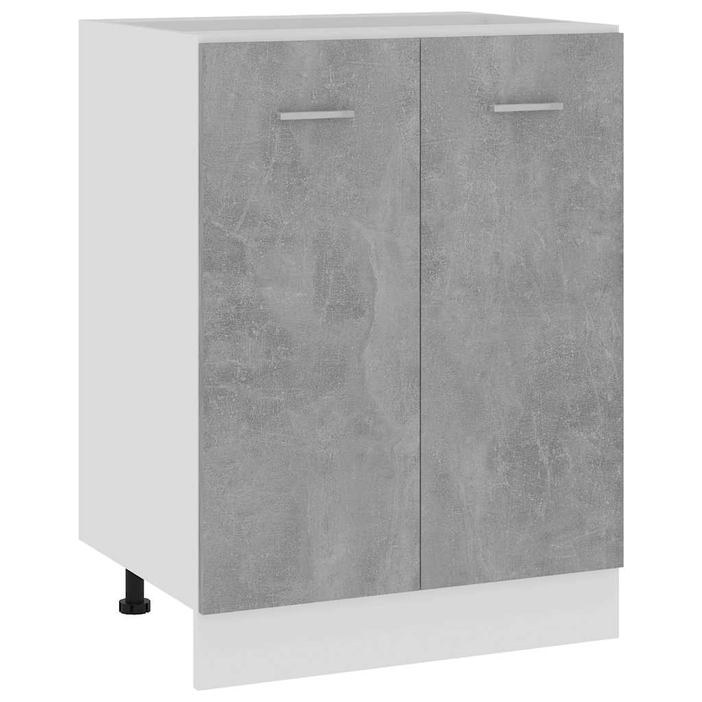 Armadio Inferiore “Lyon” Grigio Cemento 60x46x81,5cm