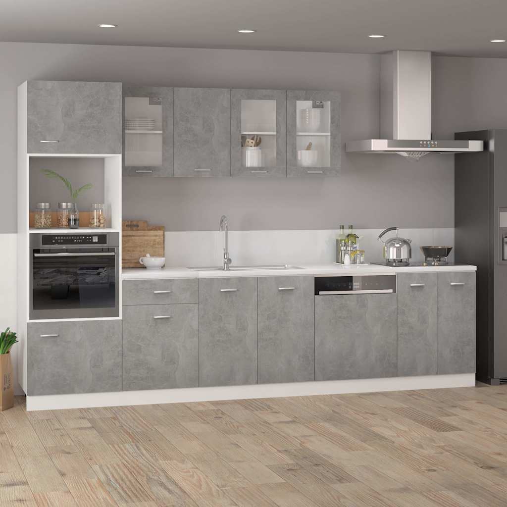 Armadio Inferiore “Lyon” Grigio Cemento 60x46x81,5cm | homemem39