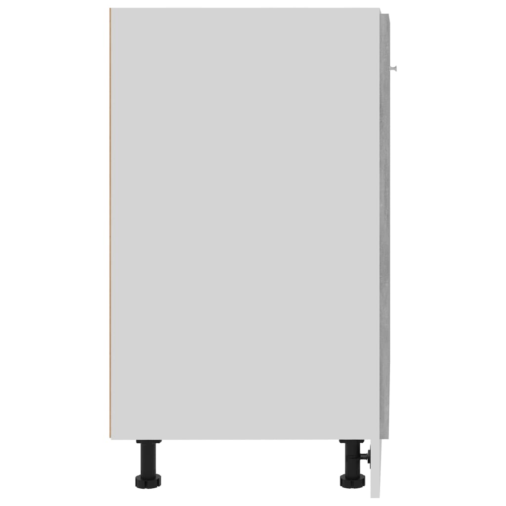 Armadio Inferiore “Lyon” Grigio Cemento 60x46x81,5cm - homemem39