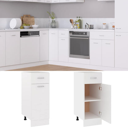 Armadio con Cassetto “Lyon” Bianco 30x46x81,5 cm | homemem39