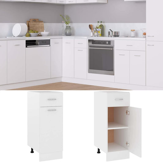 Armadio con Cassetto “Lyon” Bianco 30x46x81,5 cm