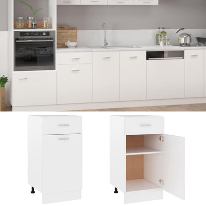 Armadio Inferiore Cassetto “Lyon” Bianco 40x46x81,5
