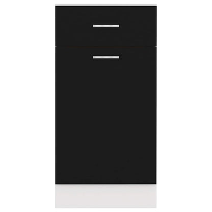Armadio Inferiore Cassetto “Lyon” Nero 40x46x81,5cm