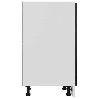 Armadio Inferiore Cassetto “Lyon” Nero 40x46x81,5cm