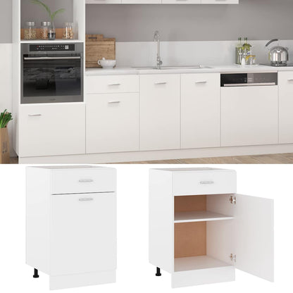 Armadio con Cassetto “Lyon” Bianco 50x46x81,5 cm