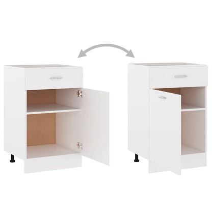 Armadio con Cassetto “Lyon” Bianco 50x46x81,5 cm