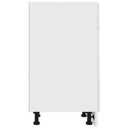 Armadio con Cassetto “Lyon” Bianco 50x46x81,5 cm - homemem39