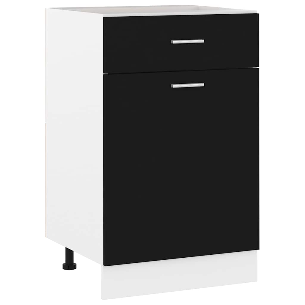 Armadio con Cassetto “Lyon” Nero 50x46x81,5 cm