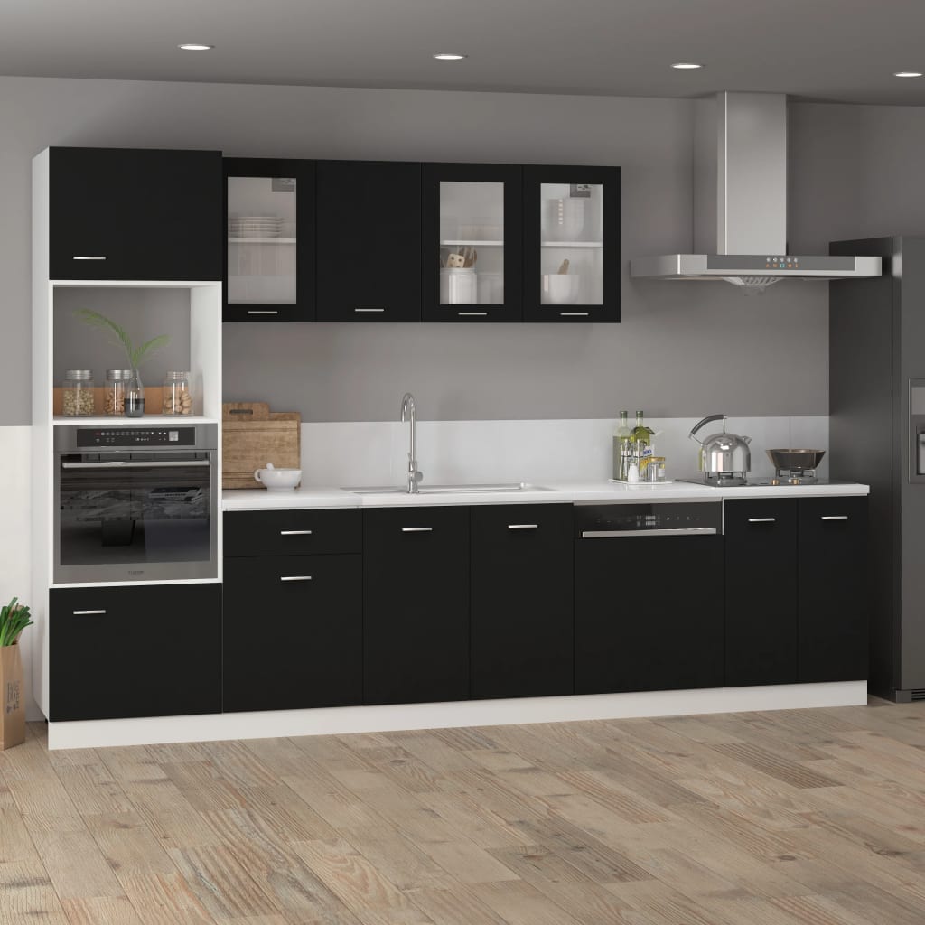 Armadio con Cassetto “Lyon” Nero 50x46x81,5 cm | homemem39