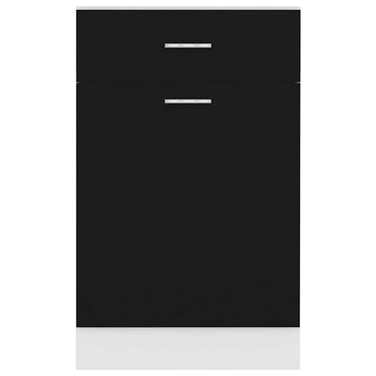 Armadio con Cassetto “Lyon” Nero 50x46x81,5 cm