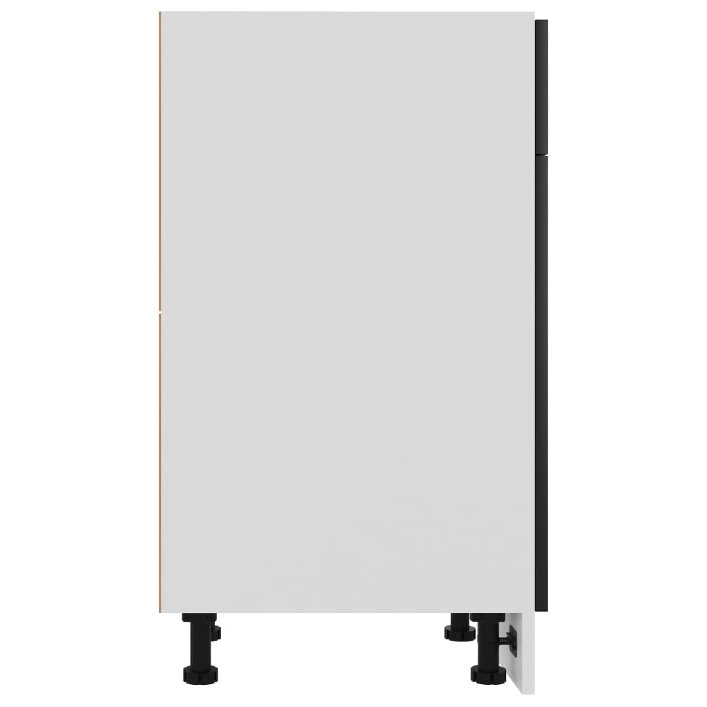 Armadio con Cassetto “Lyon” Nero 50x46x81,5 cm | homemem39