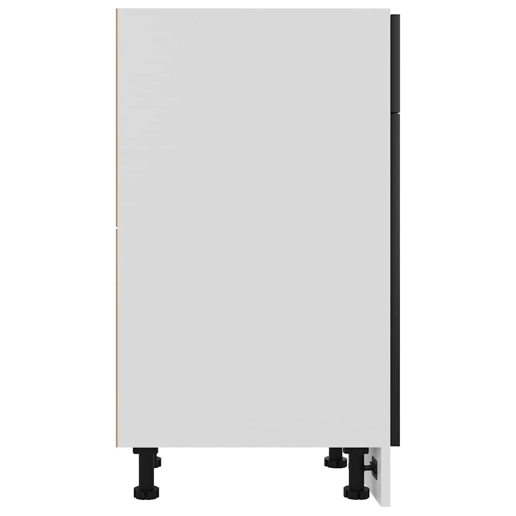 Armadio con Cassetto “Lyon” Nero 50x46x81,5 cm