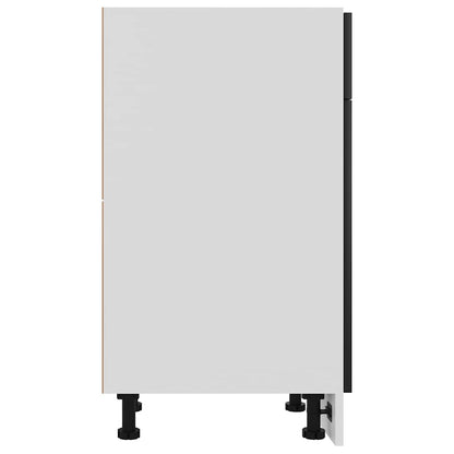 Armadio con Cassetto “Lyon” Nero 50x46x81,5 cm