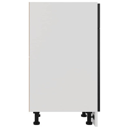 Armadio con Cassetto “Lyon” Nero 50x46x81,5 cm