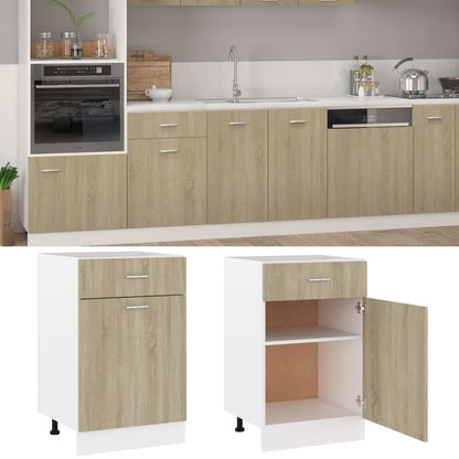 Armadio Inferiore Cassetto “Lyon” Rovere Sonoma 50x46x81,5