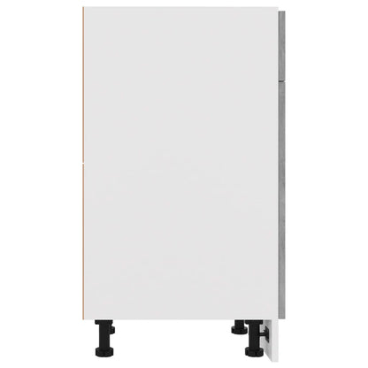 Armadio Inferiore Cassetto “Lyon” Grigio Cemento 50x46x81,5