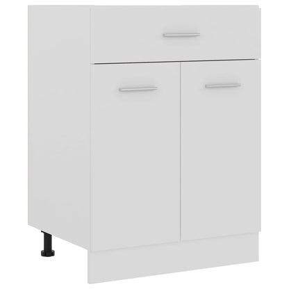 Armadio Inferiore con Cassetto “Lyon” Bianco 60x46x81,5 cm