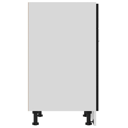 Armadio Inferiore con Cassetto “Lyon” Nero 60x46x81,5 cm