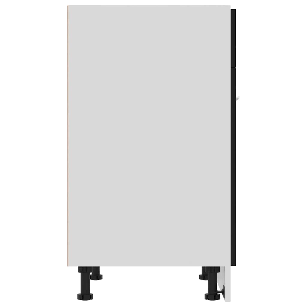 Armadio Inferiore con Cassetto “Lyon” Nero 60x46x81,5 cm