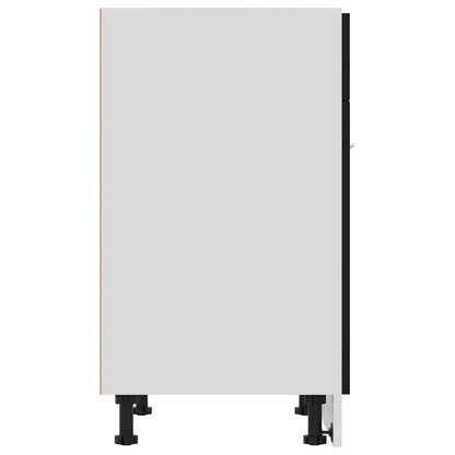Armadio Inferiore con Cassetto “Lyon” Nero 60x46x81,5 cm