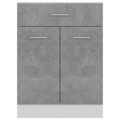 Armadio Inferiore Cassetto Grigio Cemento 60x46x81,5Multistrato | homemem39