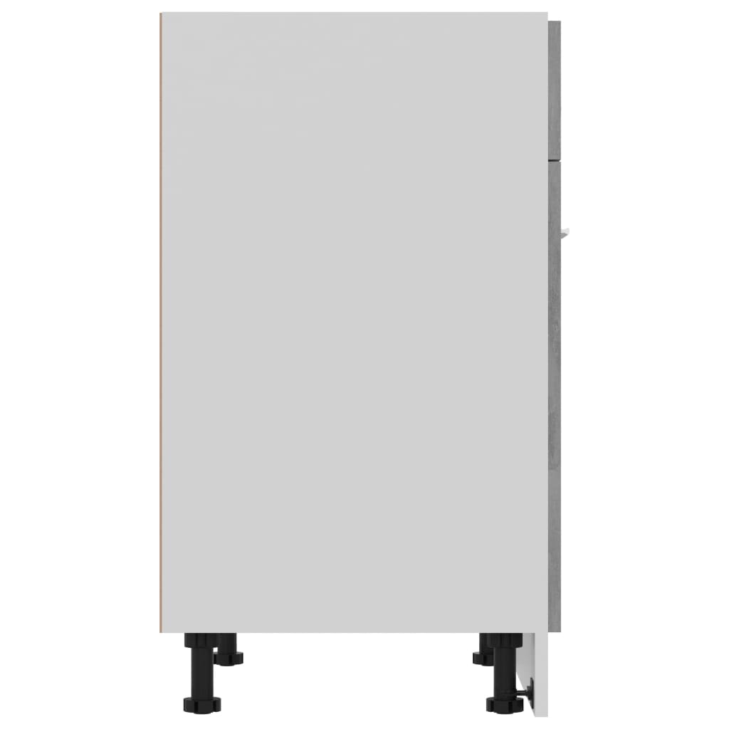 Armadio Inferiore Cassetto Grigio Cemento 60x46x81,5Multistrato | homemem39